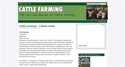 Desktop Screenshot of cattlefarming.net